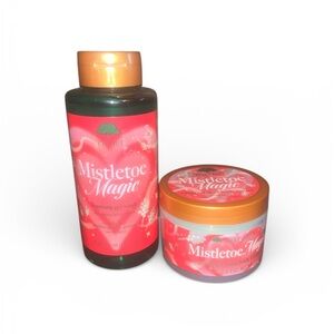 Tree Hut Mistletoe Magic Festive Red Foaming Gel Wash & Body Butter